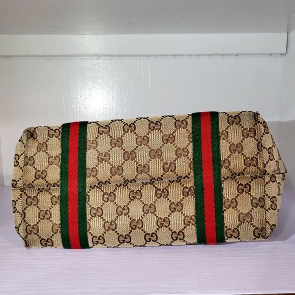 Gucci Jolicoeur Sherri Line GG Tote with bag and Shoe Charms - Picture 7 of 16